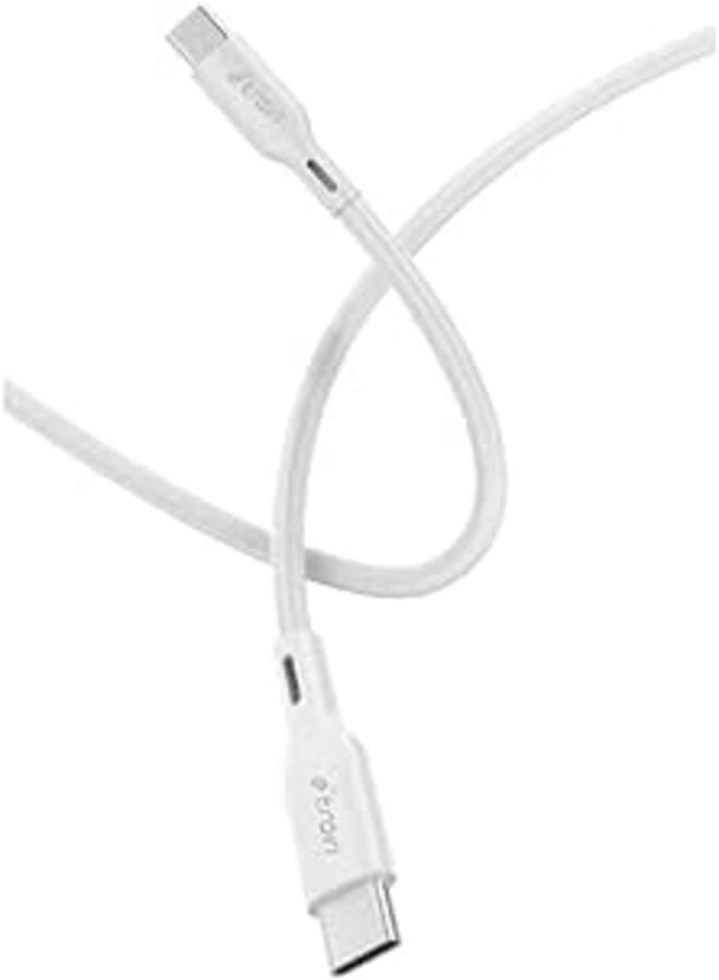 E-train USB-C to USB-C Cable 60W 1M - White